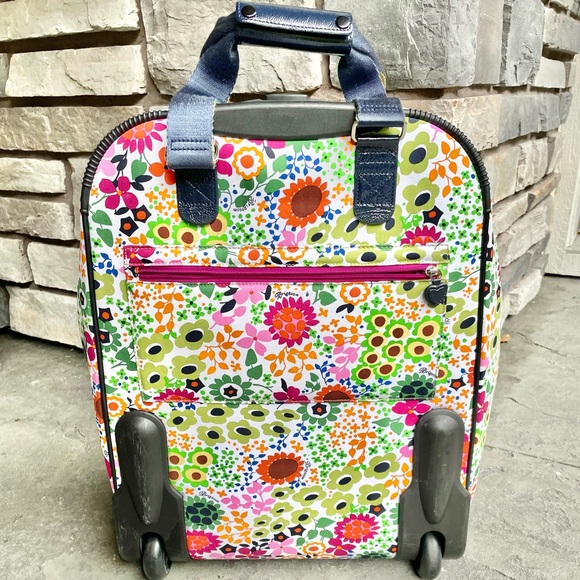 BRIGHTON Weekender Carry On Luggage travel bag suitcase rolling telescope handle - Picture 2 of 16